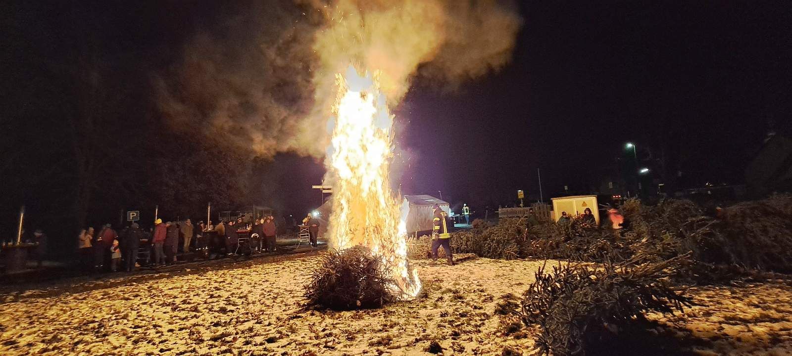 "Burning Knut" - Christbaum verbrennen, 20. Januar 2024